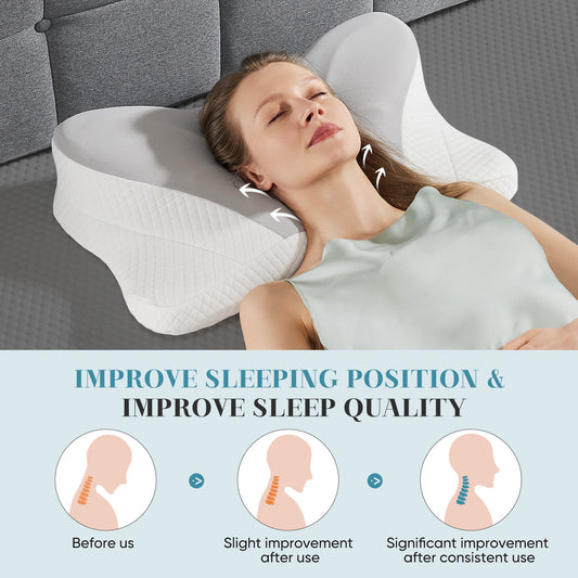 Contoured foam neck support pillow, photo 4