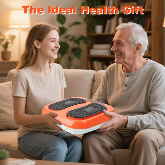 Electric foot massager with heat in use
