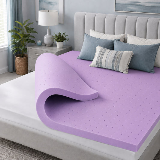 Cooling gel memory foam topper