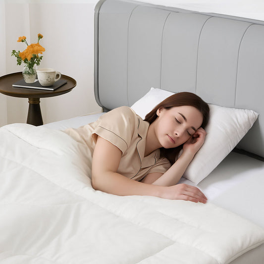 White mulberry silk pillowcase - Ivy Quarter