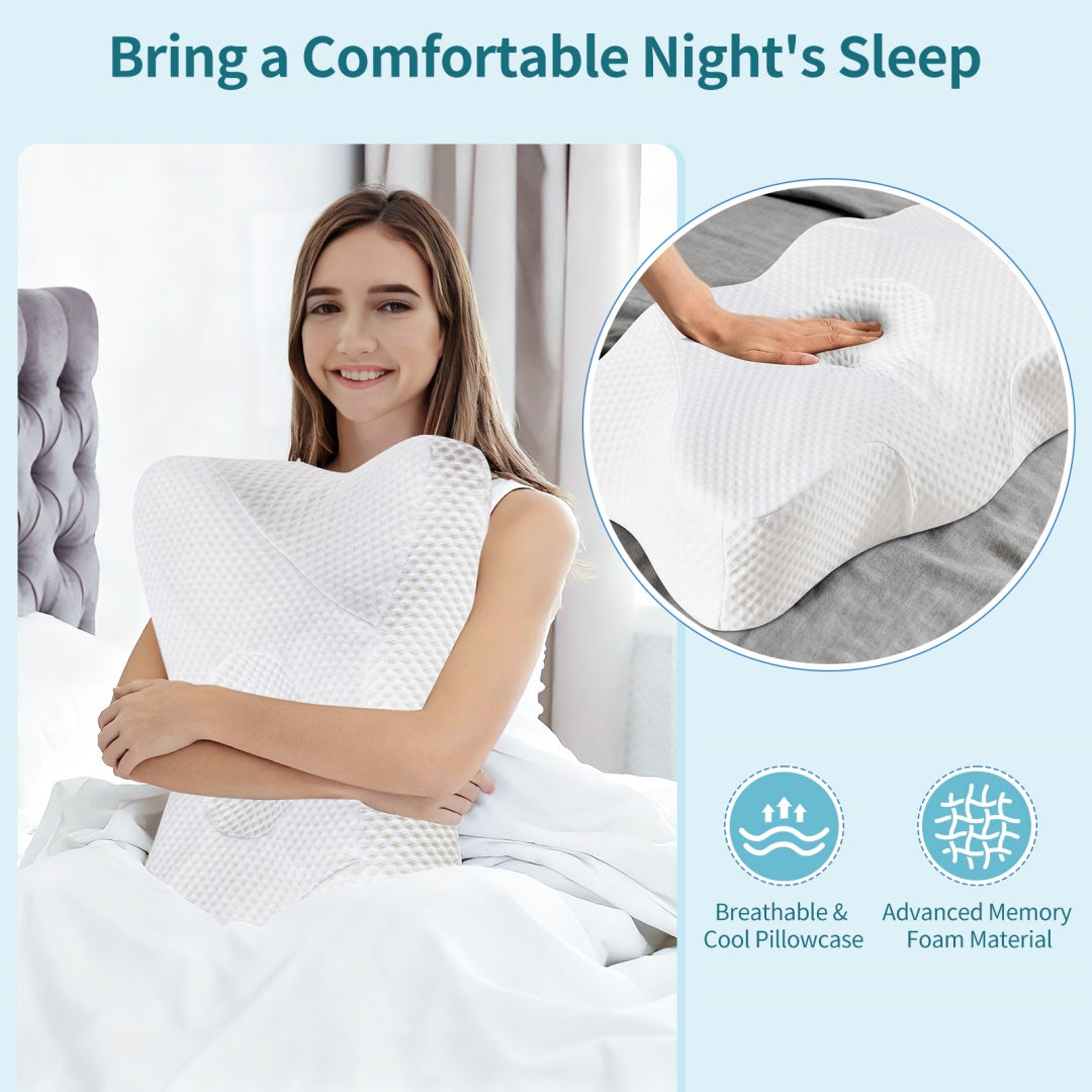 Ergonomic memory foam neck pillow, photo 5