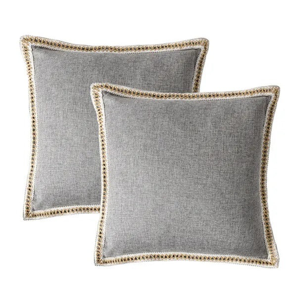 Linen throw pillow covers set of 2, photo 5