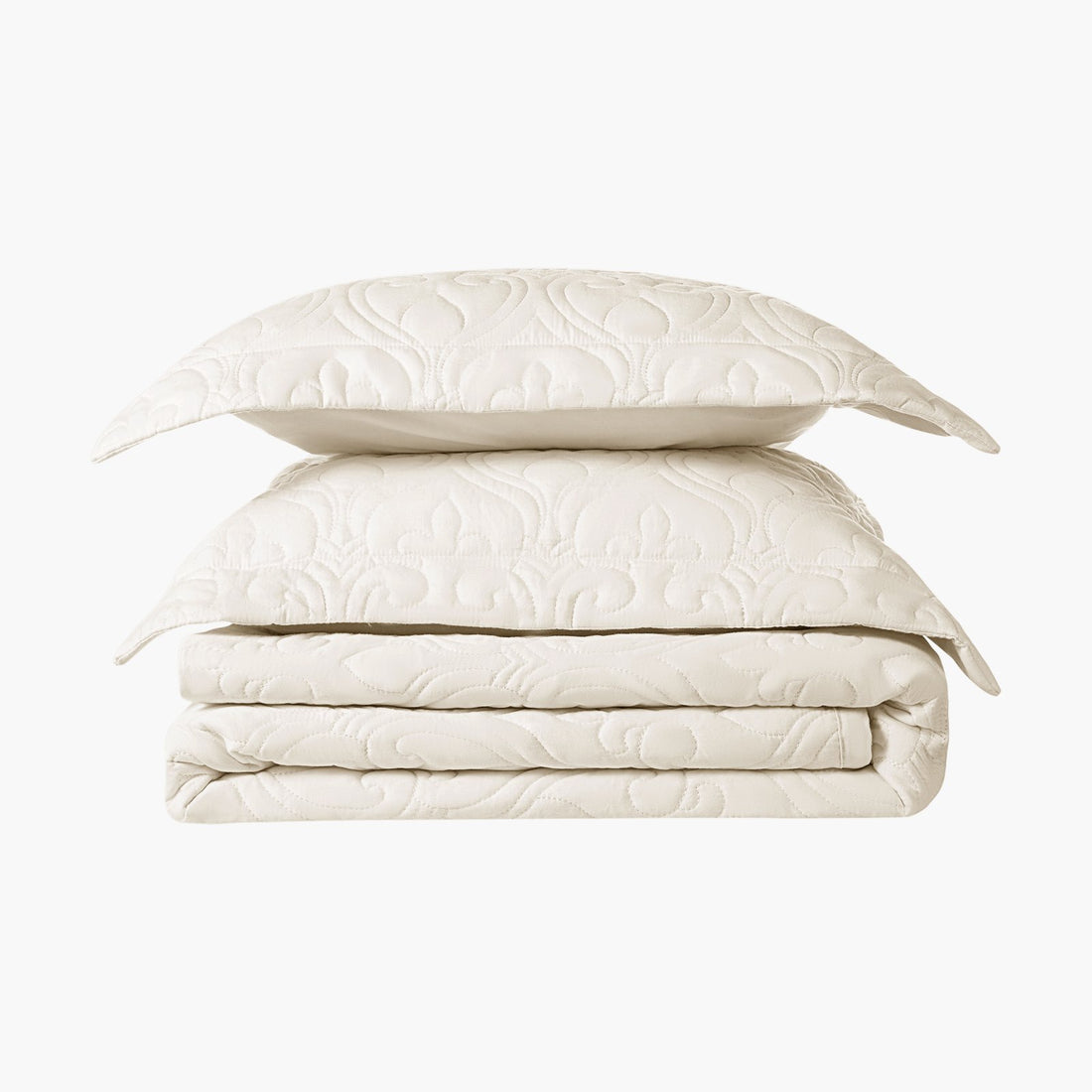 Beige king quilt set, photo 4