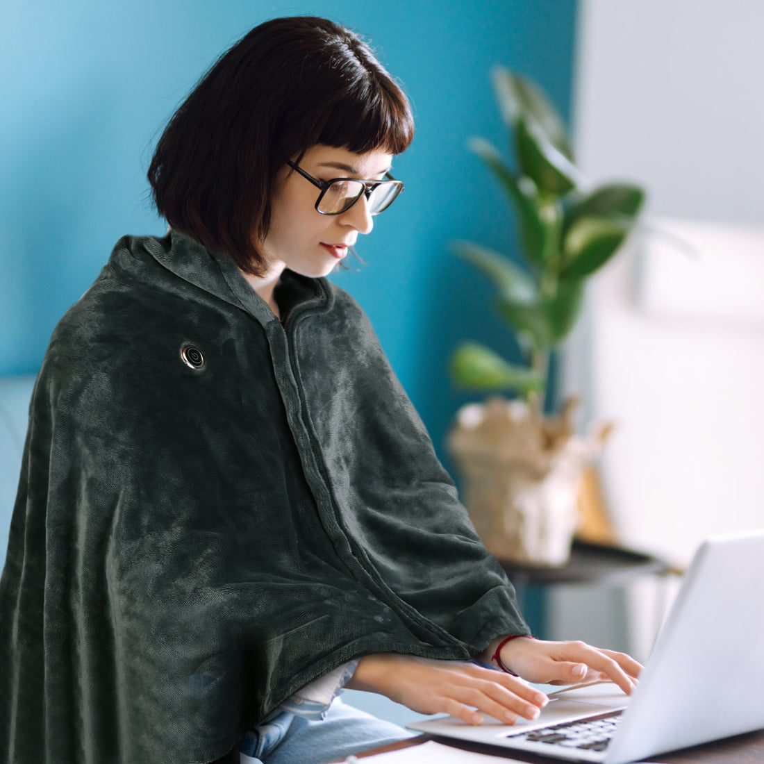 USB heated throw blanket, photo 6