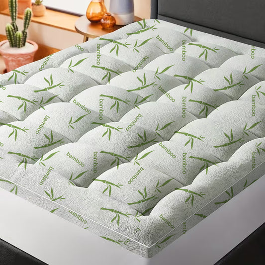 Bamboo quilted mattress topper - Ivy Quarter