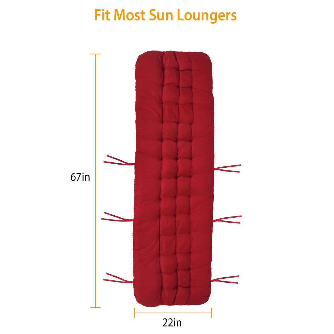 Chaise lounge chair cushion, photo 16