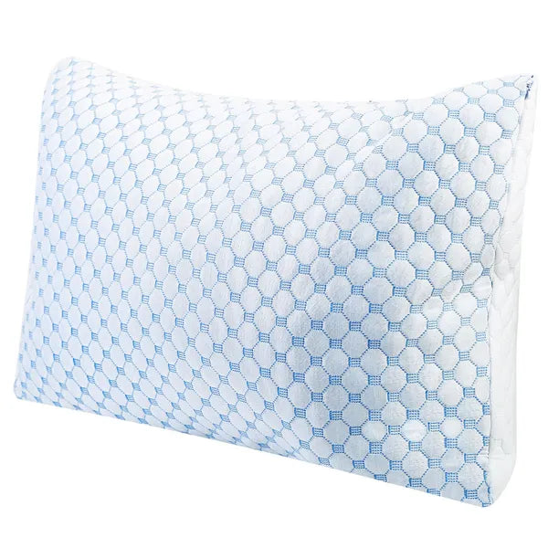 Ventilated cooling memory foam pillow - Ivy Quarter