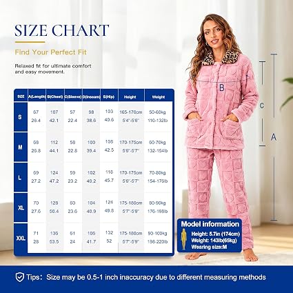 Women's fleece pajama set with leopard trim, view 2