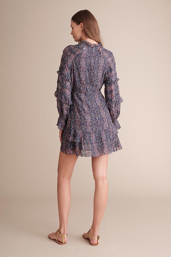 Kenzie Wrap Front Mini Dress