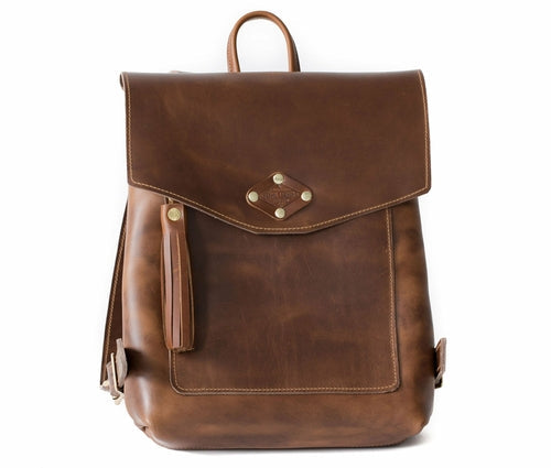 Leather Rucksack Backpack