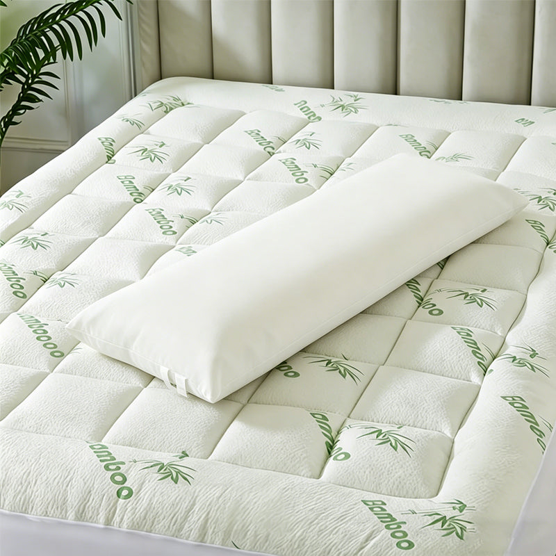Plush bamboo rayon mattress topper, view 5