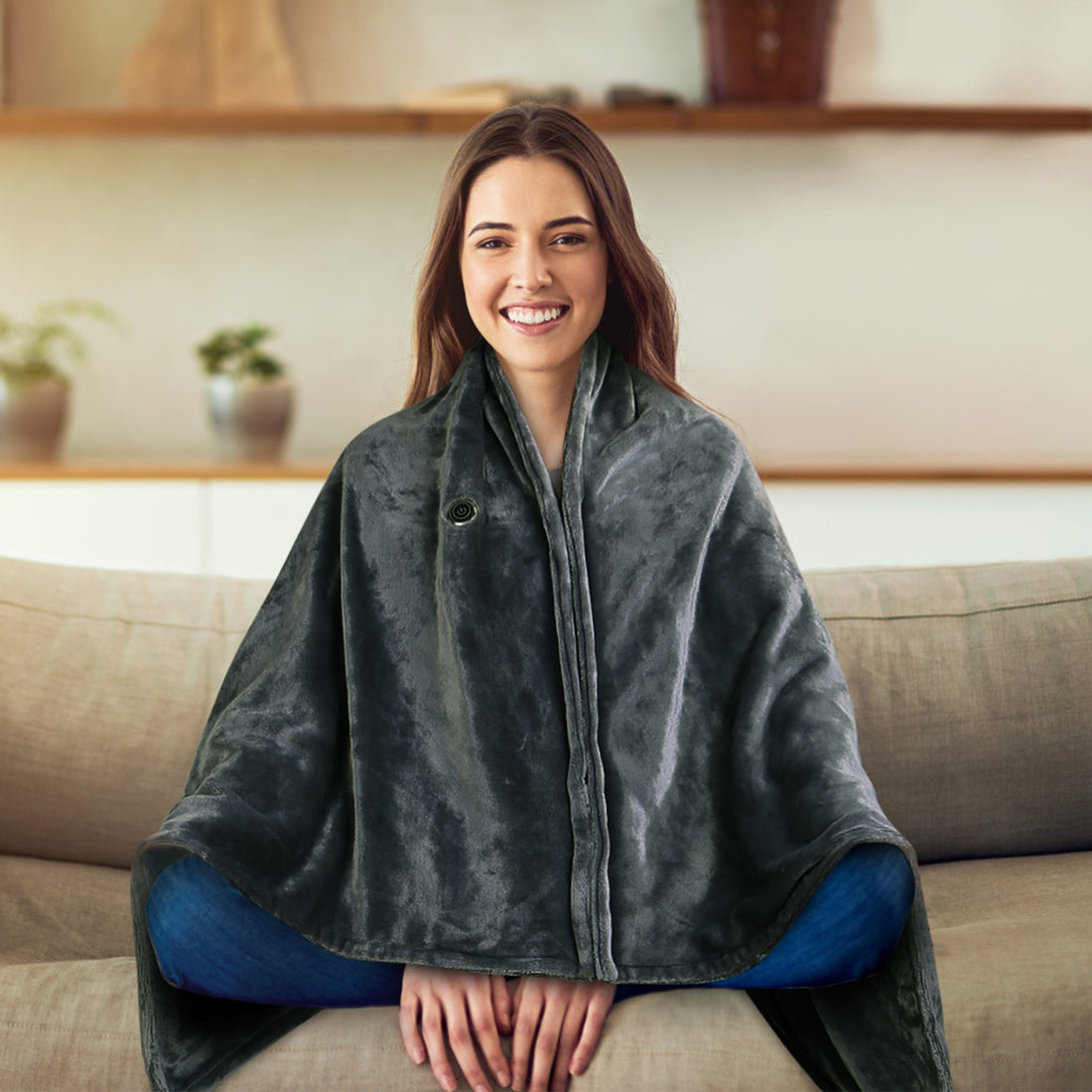 USB heated throw blanket, photo 3
