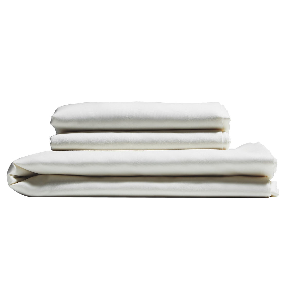 White brushed microfiber queen sheet set - Ivy Quarter