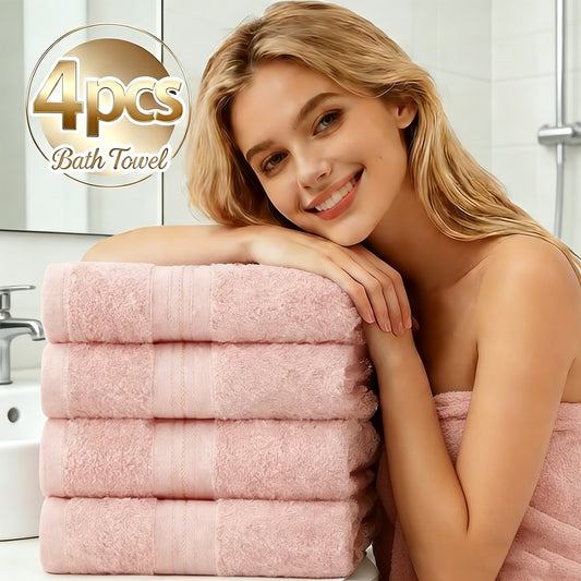 Extra large bath towels set of 4 - Ivy Quarter