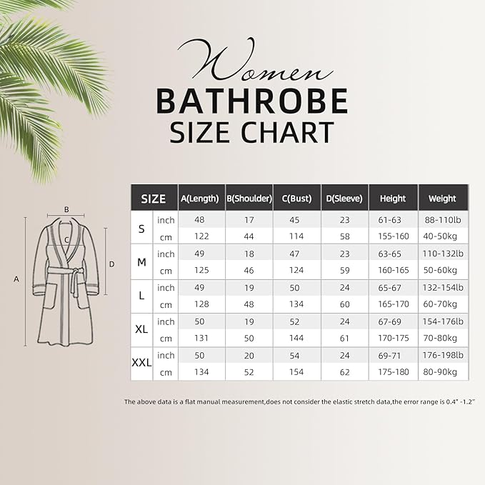 Women's shawl collar long bathrobe, photo 9