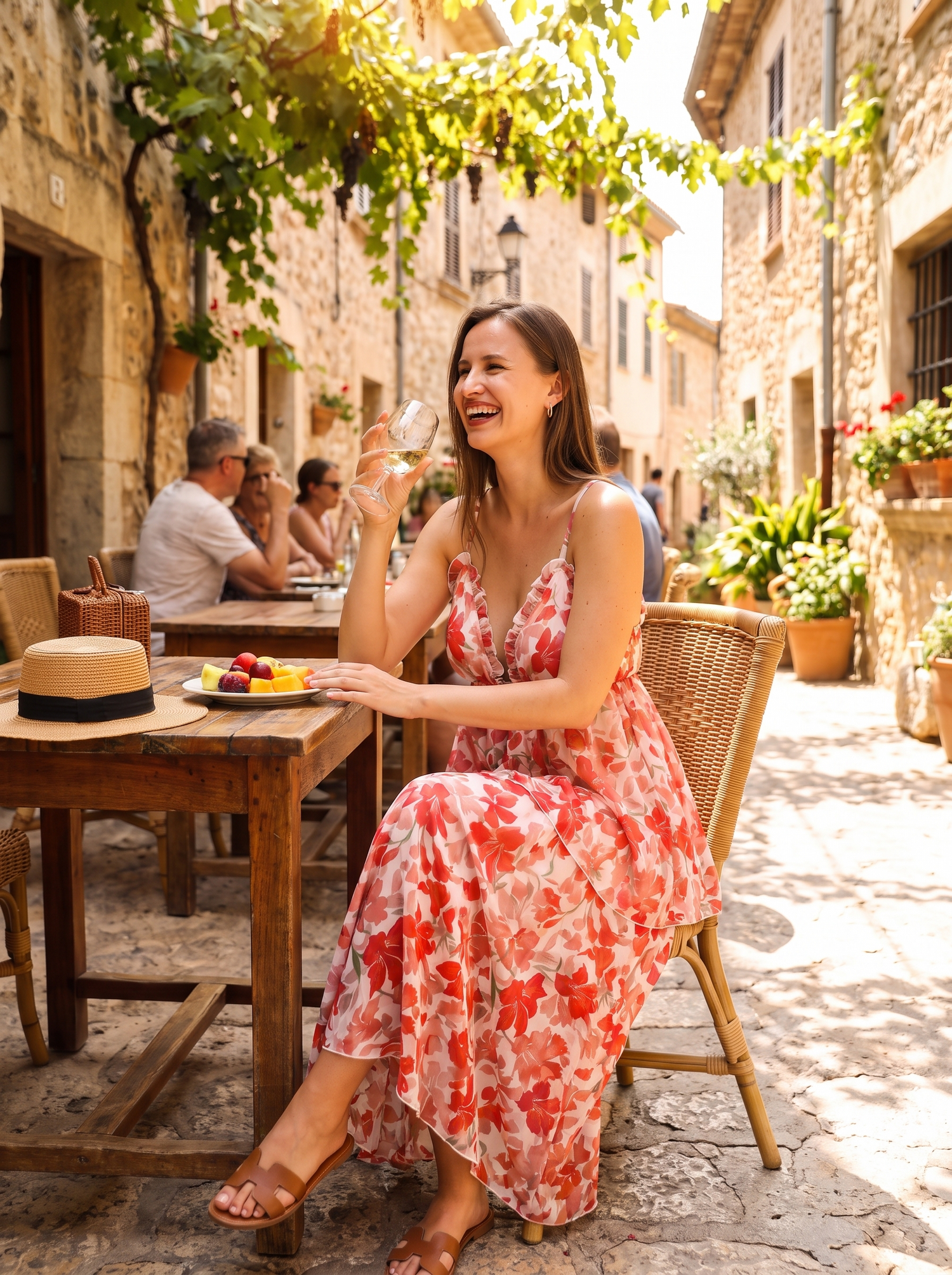 Everyday Simple Shift Dress lifestyle image one
