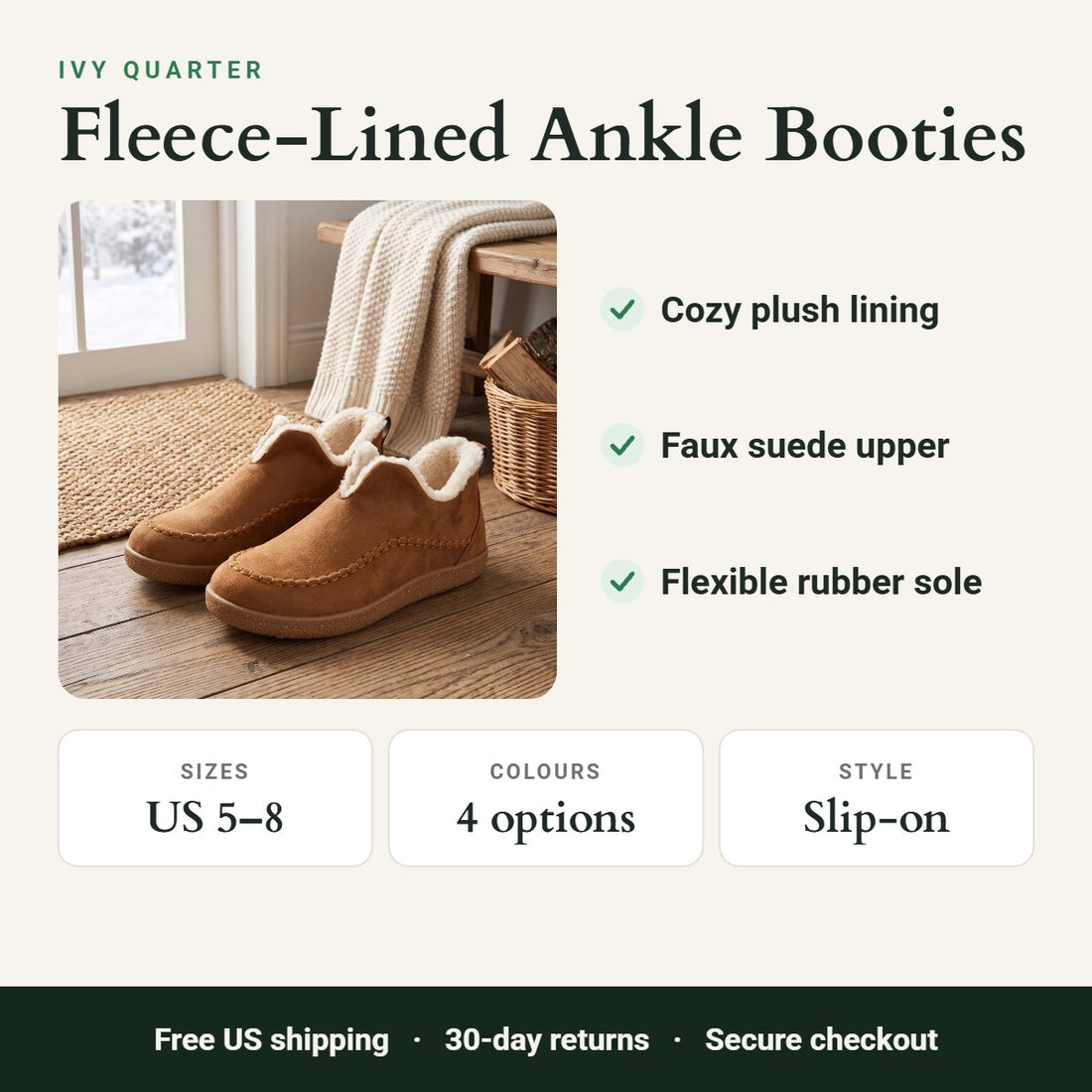 Key features and sizes